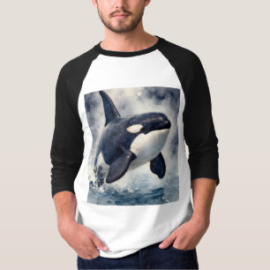 Orca Stormy waves T-Shirt