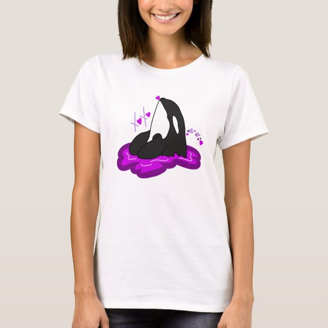 Orca Valentines Day  T-Shirt (Front)