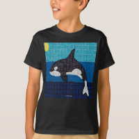 Orca (vivid) - Boy's Basic T-Shirt