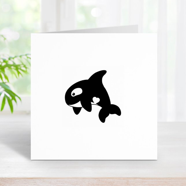 Orca Whale 2 Rubber Stamp (Creator Uploaded)