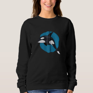Orca Whale Aquatic Animals Environmentalist Whales Sweatshirt