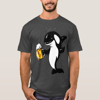 Orca Whale Beer Party T-Shirt