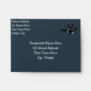 Orca Whale Envelopes Killer Whale Custom Envelope