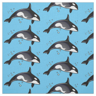 Orca Whale Fabric
