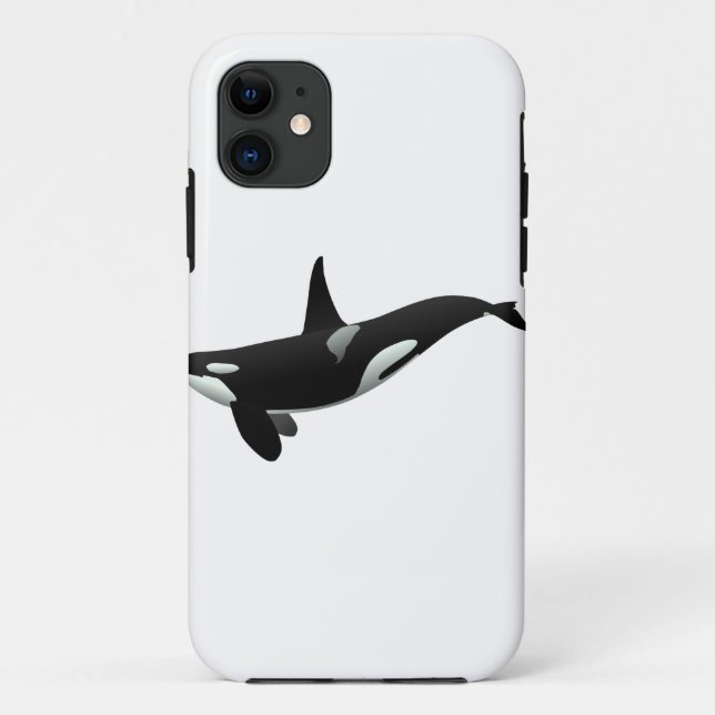 Orca whale illustration - Choose background colour Case-Mate iPhone Case (Back)