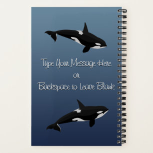 Orca Whale Journal Killer Whale Notebook Sketchpad