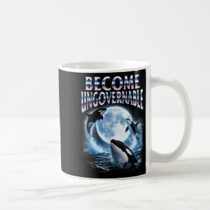 Orca whale lover sea ocean animal becomes coffee mug