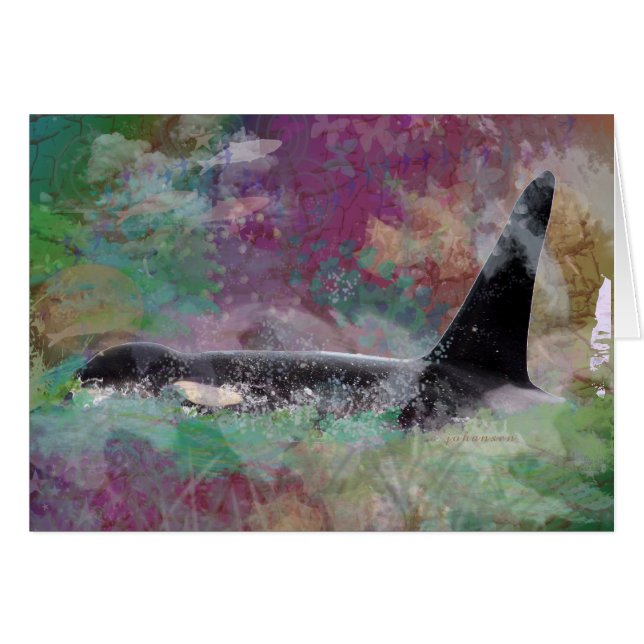 Orca Whale Orcinus Cloud Fantasy (Front Horizontal)