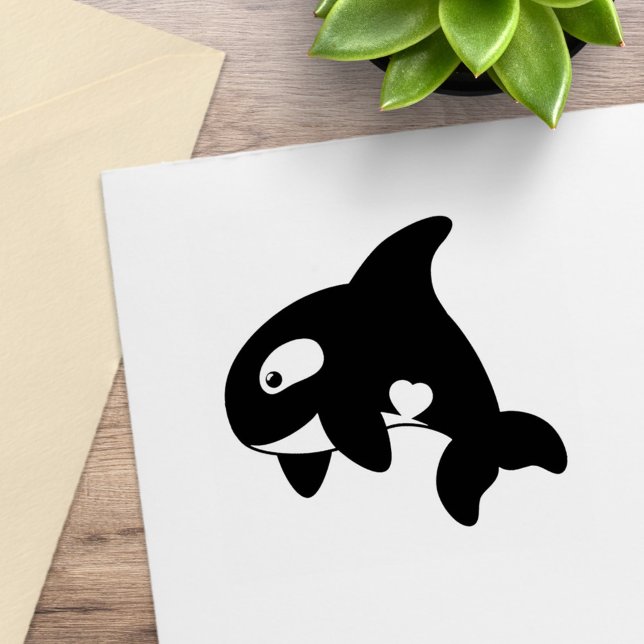 Orca Whale Rubber Stamp (Creator Uploaded)