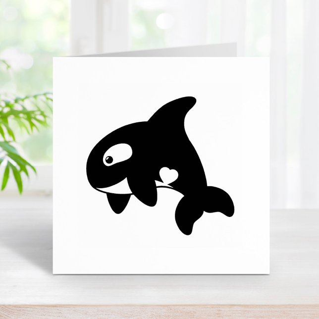 Orca Whale Rubber Stamp (Creator Uploaded)