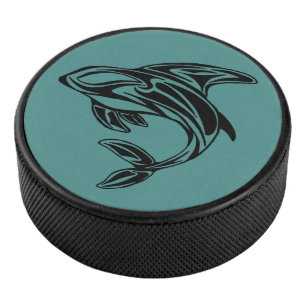 Orca Whale Tattoo Design Hockey Puck
