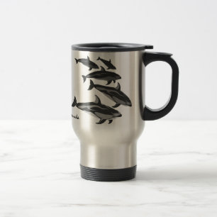 Orca Whale Travel Mug Personalise Killer Whale Mug