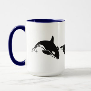 Orca Whale Water Peace Love Nature Destiny Mug