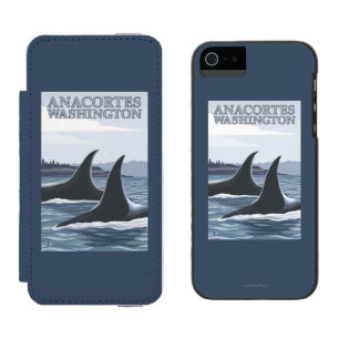 Orca Whales #1 - Anacortes, Washington Incipio Watson™ iPhone 5 Wallet Case