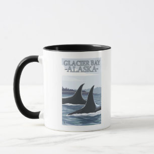 Orca Whales #1 - Glacier Bay, Alaska Mug