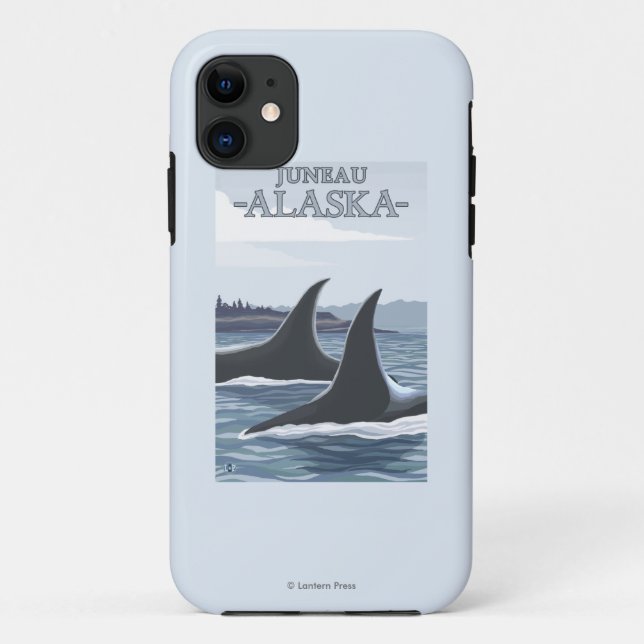 Orca Whales #1 - Juneau, Alaska Case-Mate iPhone Case (Back)