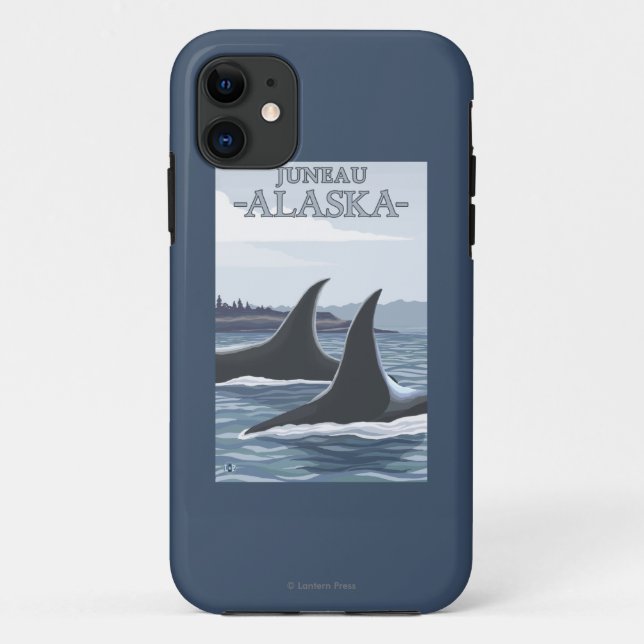 Orca Whales #1 - Juneau, Alaska Case-Mate iPhone Case (Back)