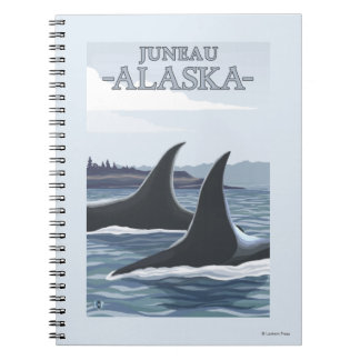 Orca Whales #1 - Juneau, Alaska Notebook