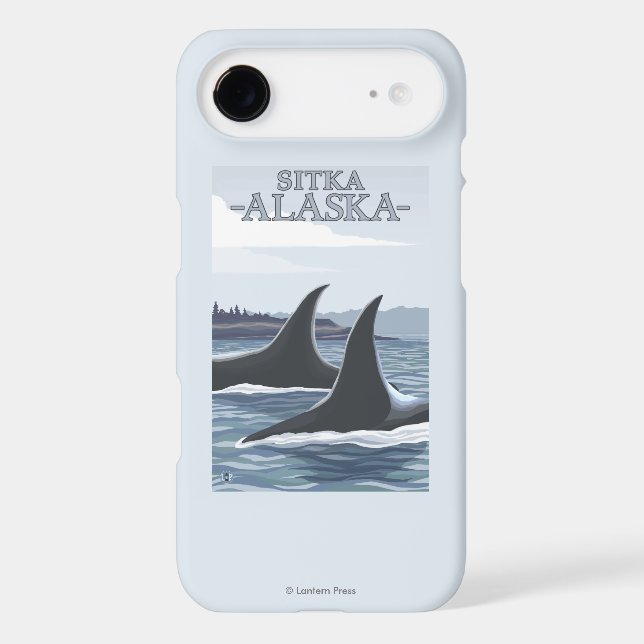 Orca Whales #1 - Sitka, Alaska Case-Mate iPhone Case (Back)