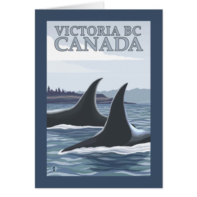 Orca Whales #1 - Victoria, BC Canada (Front)