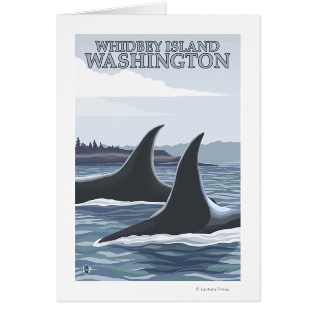 Orca Whales #1 - Whidbey, Washington (Front)