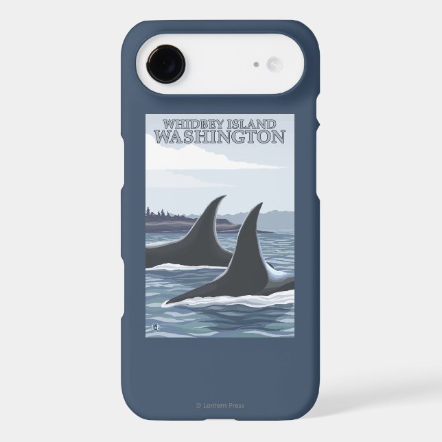 Orca Whales #1 - Whidbey, Washington Case-Mate iPhone Case (Back)