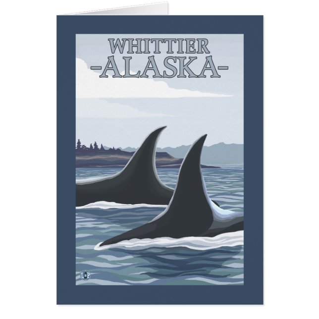 Orca Whales #1 - Whittier, Alaska (Front)