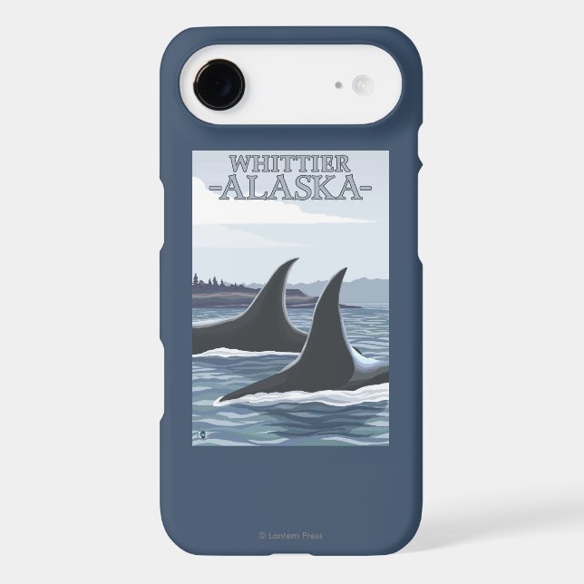 Orca Whales #1 - Whittier, Alaska Case-Mate iPhone Case (Back)