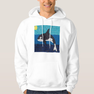 Orca (white) - Men's Hooded Sweatshirt