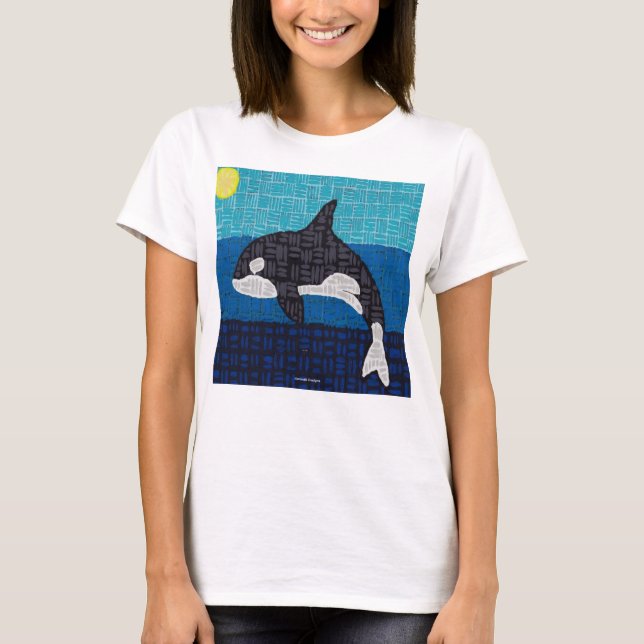 Orca (white) - Women's Basic T-Shirt (Front)