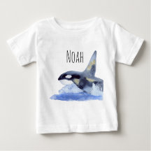 Orca with gold and customisable name