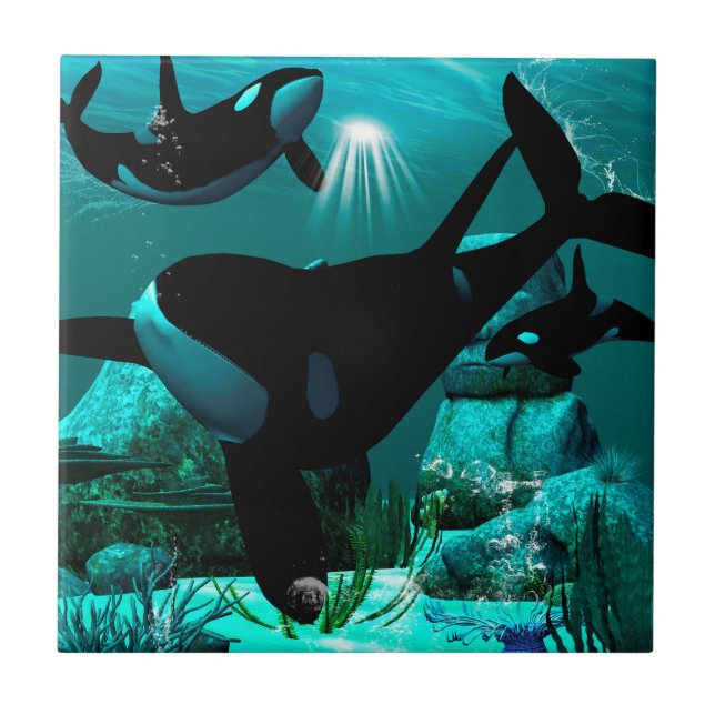 Orcas Ceramic Tile (Front)