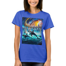 Orcas in Galaxy Castle Design by Rich AMeN Gill