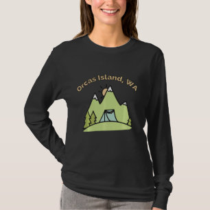 Orcas Island Wa Mountains Hiking Climbing Camping T-Shirt