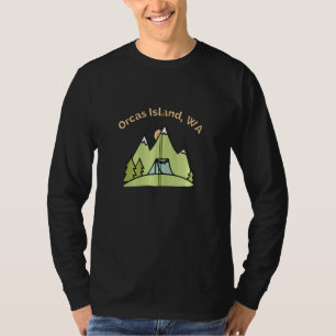 Orcas Island Wa Mountains Hiking Climbing Camping T-Shirt