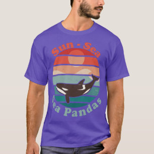 Orcas Marine Biologist Sun - Sea - Sea Pandas Pull T-Shirt