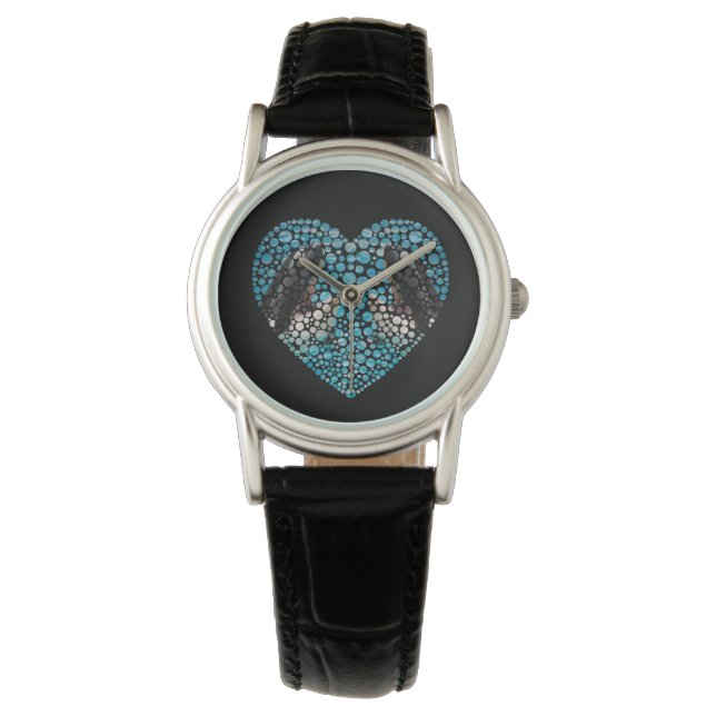 Orcas The Sound Of The Ocean, Ladies Wristwatch (Front)