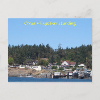 Orcas Village Ferry Landing Postcard