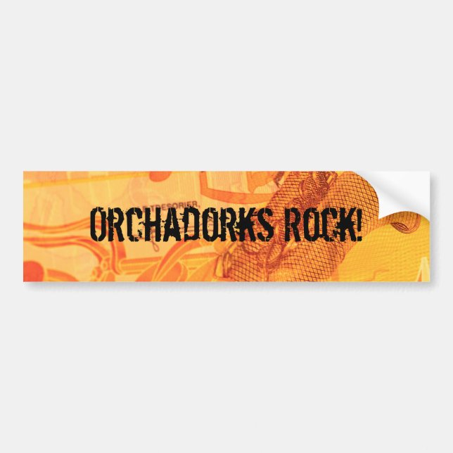 Orchadorks Rock! Bumper Sticker (Front)