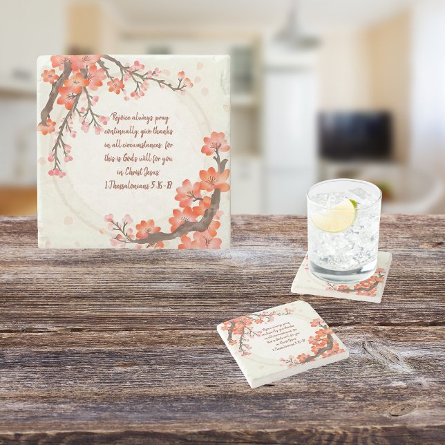 Orchard Bloom Branches  Stone Coaster (Creator Uploaded)