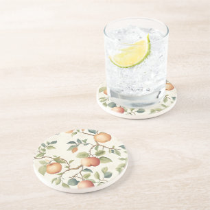 Orchard Blossom Sandstone Coaster