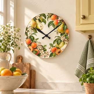 Orchard Circle Wall Clock