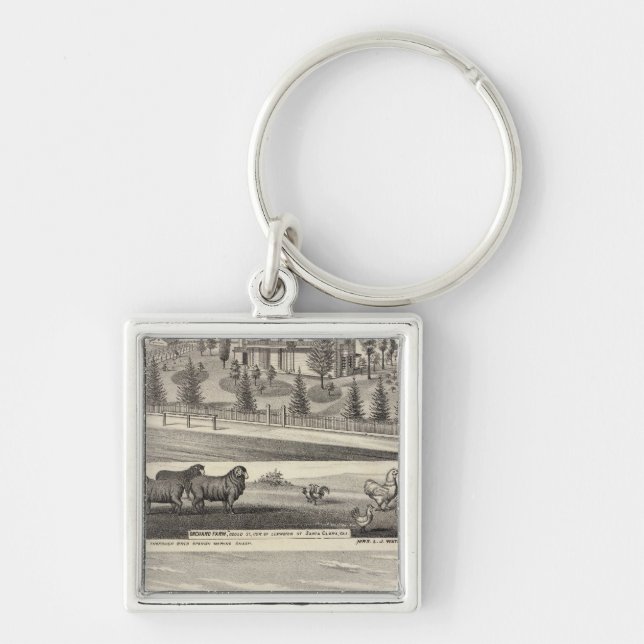 Orchard Farm, Somerville Lodge Key Ring (Front)