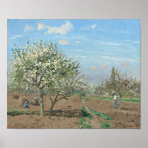 Orchard in Bloom, Louveciennes  France by Pissarro Poster
