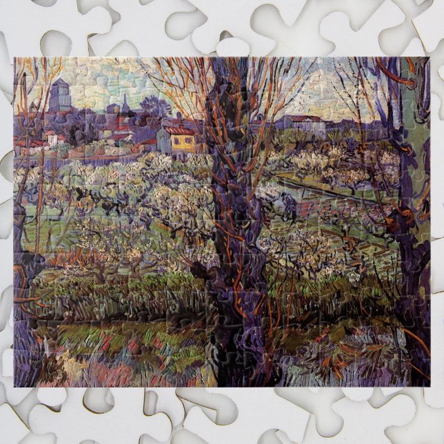 Orchard in Blossom, Arles by Vincent van Gogh Jigsaw Puzzle (Creator Uploaded)