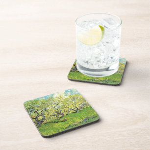 Orchard in Blossom by Vincent van Gogh Coaster