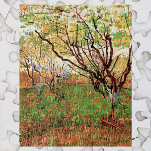 Orchard in Blossom by Vincent van Gogh Jigsaw Puzzle (Creator Uploaded)