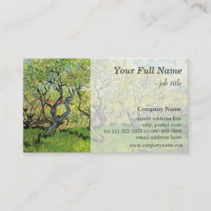 Orchard in Blossom, fine art professional business Card