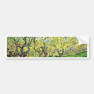Orchard in Blossom Vincent van Gogh Bumper Sticker