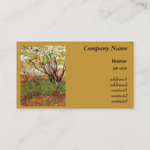 Orchard in Blossom Vincent van Gogh Business Card